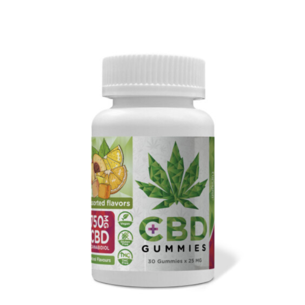 Euphoria CBD Gummies 750 mg CBD, Aroma Mix